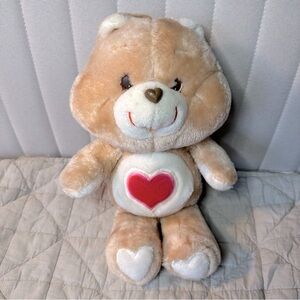 Vintage Care Bear- Tenderheart Bear (1980s)- 13”